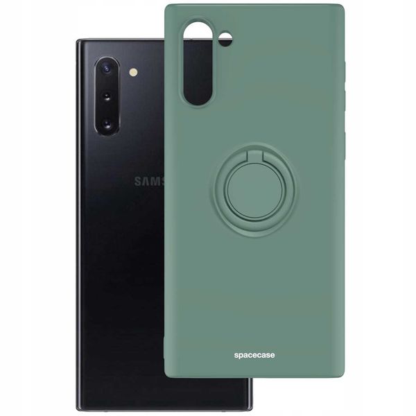 Spacecase Silicone Ring Galaxy Note 10 Dark Green zdjęcie 2