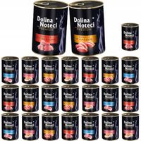 Dolina Noteci dla kota karma puszka mokra mix 4 smaków bez zbóż 24x