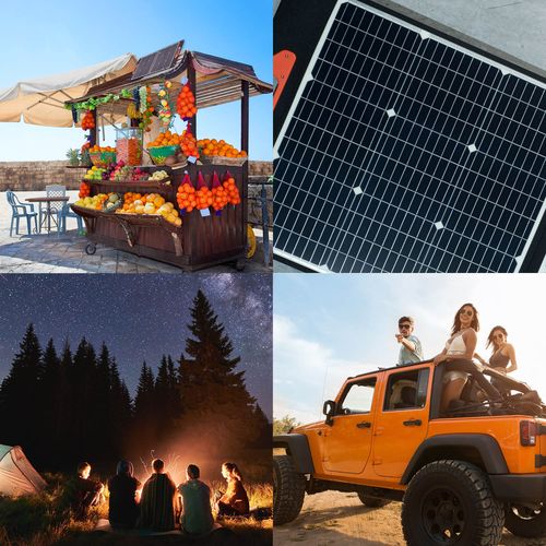 Panel Fotowoltaiczny solarny przenośny 100W na Arena.pl