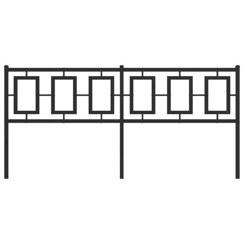 Metalowe wezgłowie, czarne, 180 cm na Arena.pl