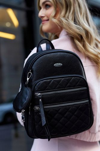 Plecak damski ze skóry ekologicznej elegancki Rovicky eko skóra praktyczny na Arena.pl