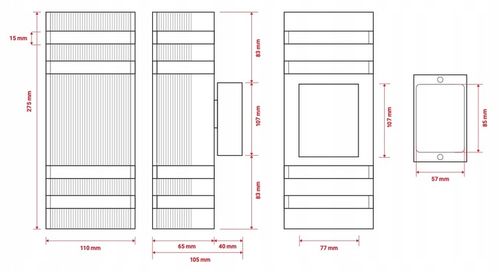 Lampa elewacyjna zewnętrzna ogrodowa 2xGU10 na Arena.pl