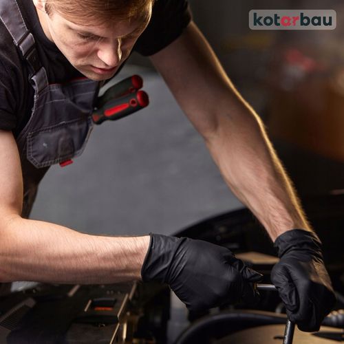 RĘKAWICE XL RĘKAWICZKI JEDNORAZOWE CZARNE NITRYLOWE 100S NITRYL na Arena.pl