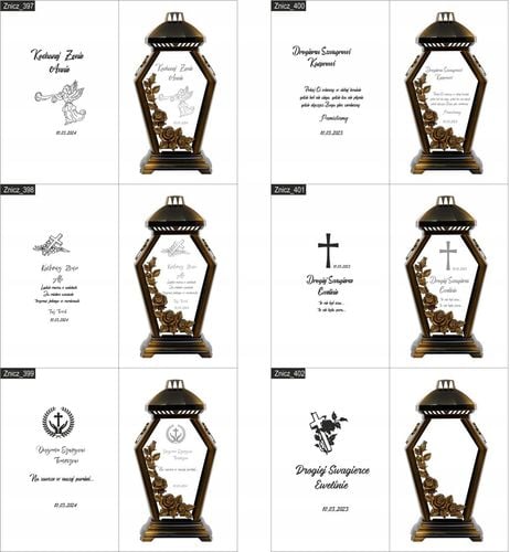 ZNICZ kapliczka Kochanej Mamie grawer z imieniem na Arena.pl