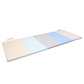 materac gimnastyczny Satellite 195x75x3 cm pięcioczęściowy - pastelowy