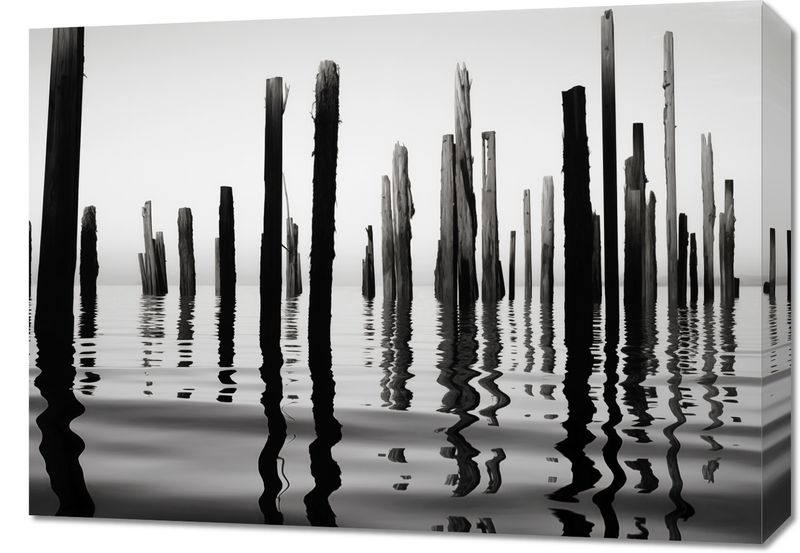 Obraz 70x50cm Refleksje Nad Wodą zdjęcie 1