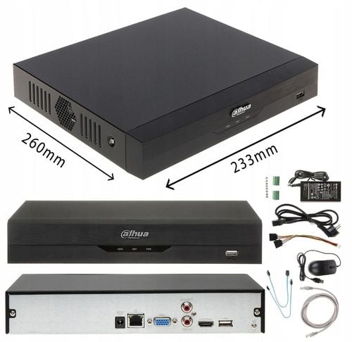 Nowoczesny Zestaw Monitoringu IP Dahua z 6 Kamerami 4Mpx na Arena.pl