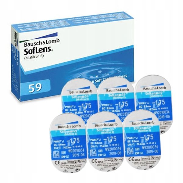 Soflens 59 - niezmącone spojrzenie moc -4,75 zdjęcie 2