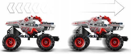 42200 - lego technic - monster jam™ thunderroarus™ z napędem typu pull-back na Arena.pl
