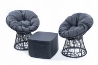 Zestaw mebli ogrodowych stół krzesło fotel balkon