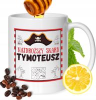 Kubek Dla Tymoteusza Kolegi Przyjaciel Męża Z Nadrukiem Prezent Biały 330Ml