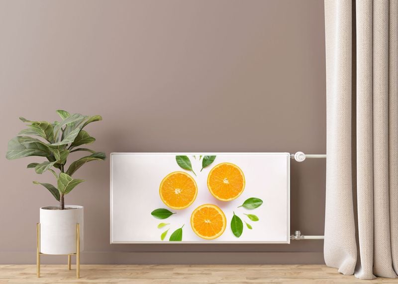 Mata MAGNETYCZNA Na Grzejnik Owoce Soczyste Pomarańcze 100cm x 60cm zdjęcie 7