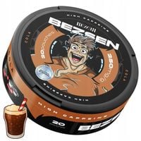 Woreczki Kofeinowe BEZSEN Snusy Energetyczne BEZZER Kofeina BEZ CUKRU 250mg