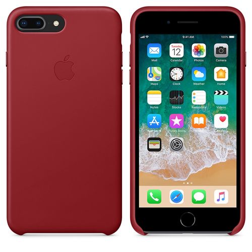 LEATHER Apple iPhone 7/8 Plus MQHN2ZM/A - RED na Arena.pl
