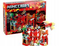 KLOCKI MINECRAFT JASKINIA ŚWIECĄ LED MINECRAFT ZESTAW MY WORLD 528 EL