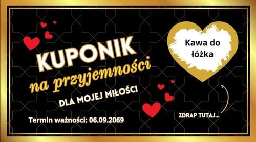 15x ZDRAPKI DLA PAR - KUPONY PRZYJEMNOŚCI DZIEŃ CHŁOPAKA DLA MĘŻA, ROCZNICA na Arena.pl