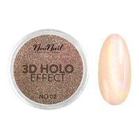 NeoNail Pyłek do zdobienia paznokci 3D Holo Effect Holograficzny złoty 02