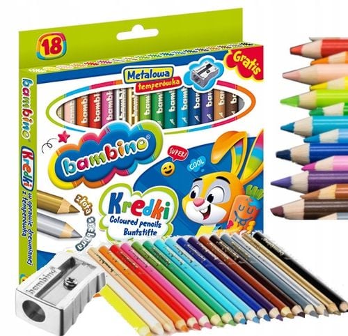 kredki bambino 18kol jumbo +temp 0348 a''8 na Arena.pl