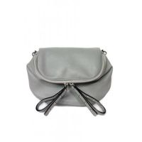 Listonoszka ,chlebak ,nerka Vera Pelle szeroki pasek ,pojemna A5 Szara VP591G