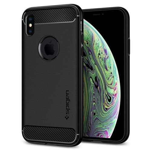 SPIGEN RUGGED ARMOR - iPhone X / XS - BLACK na Arena.pl