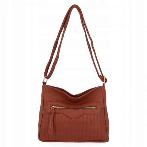 Herisson - torebka worek zamek przeszycia brązowy 1052L2089 na Arena.pl