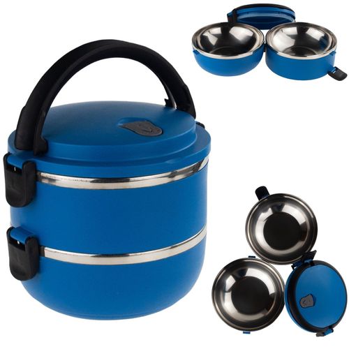 JJ49 TERMOS OBIADOWY POJEMNIK NA ŻYWNOŚĆ LUNCHBOX POKRYWKA 2 CZĘŚCI MISKA na Arena.pl