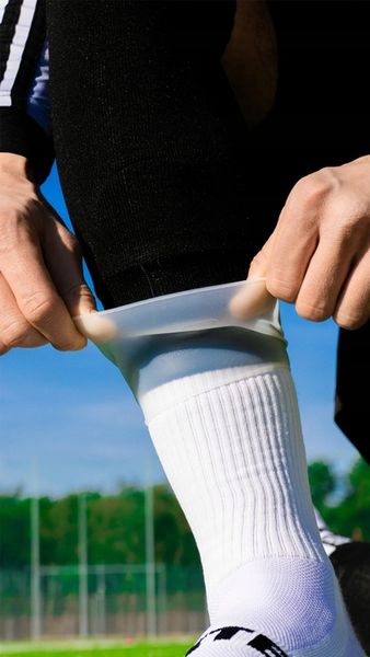 Silikonowe opaski do ochraniaczy Przezroczyste - S zdjęcie 5
