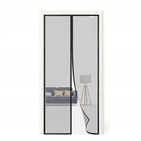 WochiTV moskitiera magnetyczna 190x220 cm drzwi balkon czarna zasłona