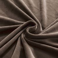 Pokrowiec Na Fotel Kanapę Kakaowy Brąz Welur 1 Osobowy [22L1]