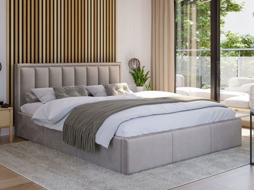 Łóżko tapicerowane MOON 160x200 pojemnik + stelaż na Arena.pl