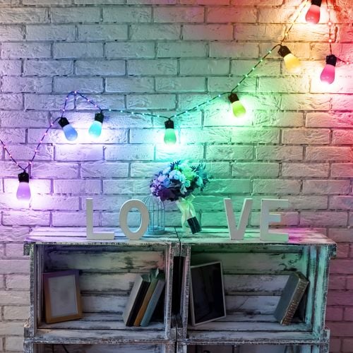 girlanda led sterowana 13,5m świetlna wielokolorowa smart z aplikacją tuya na Arena.pl