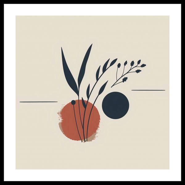 Plakat 60x60cm Botaniczna Barwa zdjęcie 3