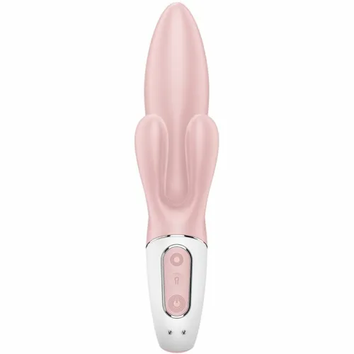 satisfyer air pump bunny 3 - rożowy, dmuchany model z 12 trybami pracy na Arena.pl