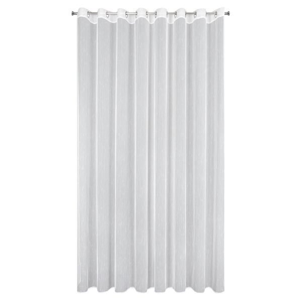 Firana gotowa na przelotkach PILAR 350x250 Eurofirany biała zdjęcie 10