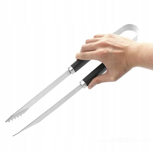 STALOWY Zestaw grillowy akcesoria przybory do grilla 4w1 +etui SUPER na Arena.pl