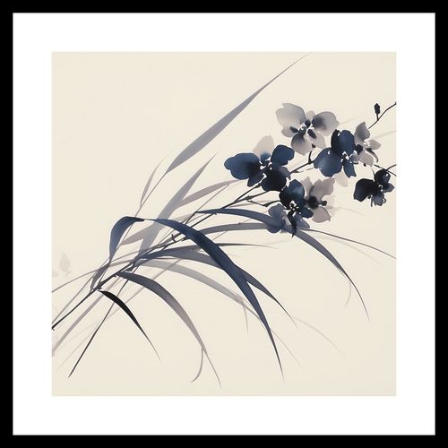 Plakat 40x40cm Orchidea w Sepii na Arena.pl