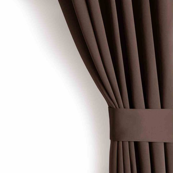 CURT/AH/BLACKOUT/EYELETS/D.BROWN/140X175/1PC zdjęcie 2