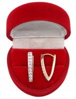 Złote KOLCZYKI ze stali chirurgicznej 316L K93