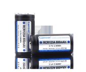 KP RCR123A 800mAh Li-ION 16340