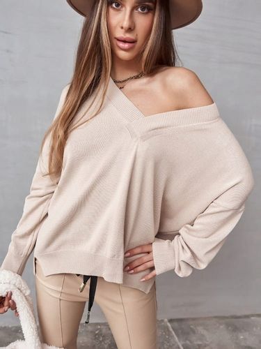 COCOMORE Sweterek Bluzka V Żółty na Arena.pl