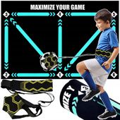 ZESTAW PIŁKARSKI MATA TRENINGOWA + PAS DO PIŁKI NOŻNEJ TRENAŻER DRYBLING