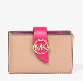 Etui na karty Greenwich w kolorze ruben red MICHAEL KORS