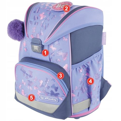 TORNISTER SZKOLNY HERLITZ ULTRALIGHT BUTTERFLY PARADISE 8-9 LAT na Arena.pl