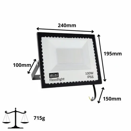 HALOGEN LED 100W NAŚWIETLACZ SLIM ZEWNĘTRZNY ROBOCZY OSZCZĘDNY DO MAGAZYNU na Arena.pl