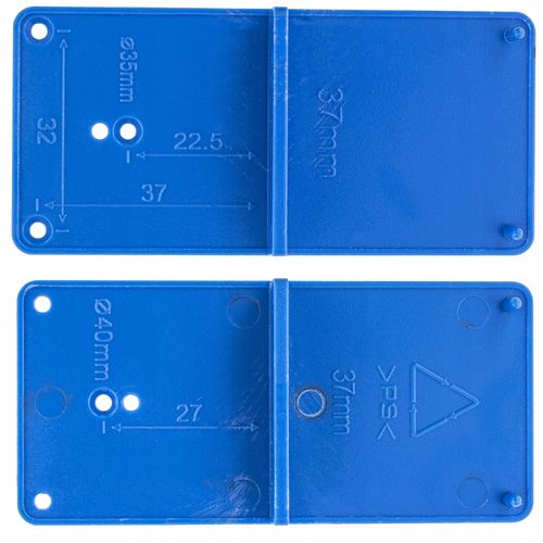 Zestaw frez do zawiasów puszkowych 35 mm z prowadnicą Falon-Tech FT3500 na Arena.pl