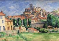 Plakat 100x70cm Gardanne, Paul Cezanne Vintage do Salonu