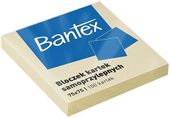 BLOCZEK KARTECZEK SAMOPRZYLEPNCH MEMO NOTES 75X75 400SZT ŻÓŁTE
