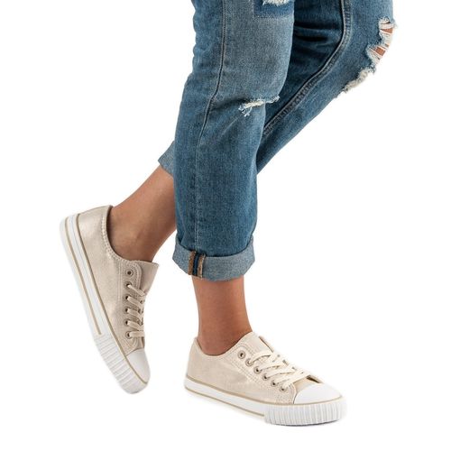 Złote trampki r.41 na Arena.pl