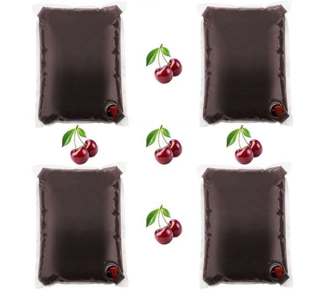 sok wiśnia wiśniowy 100% 4x5L z wiśni tłoczony bez cukru do herbaty wiśnia zdjęcie 1