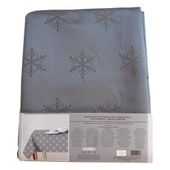 Obrus Plamoodporny Żakardowy 140x220 Śnieżynki